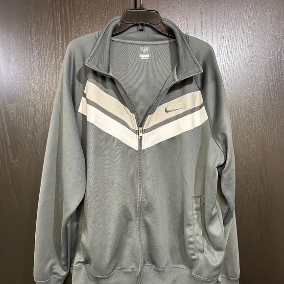 Nike The Athletic Dept. Full Zip Track Jacket Men's XXL Raglan Sleeve Mock Neck - Picture 2 of 6